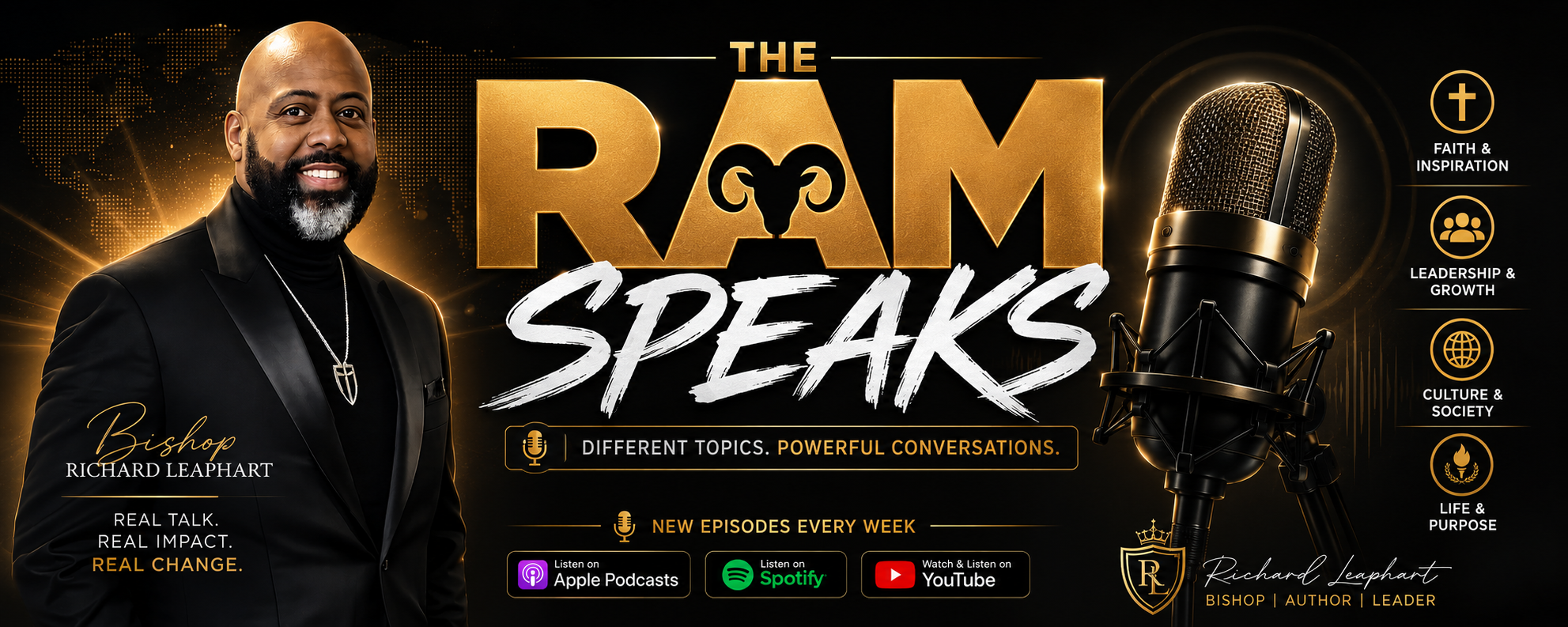 The R.A.M. Speaks podcast with Bishop Richard Leaphart